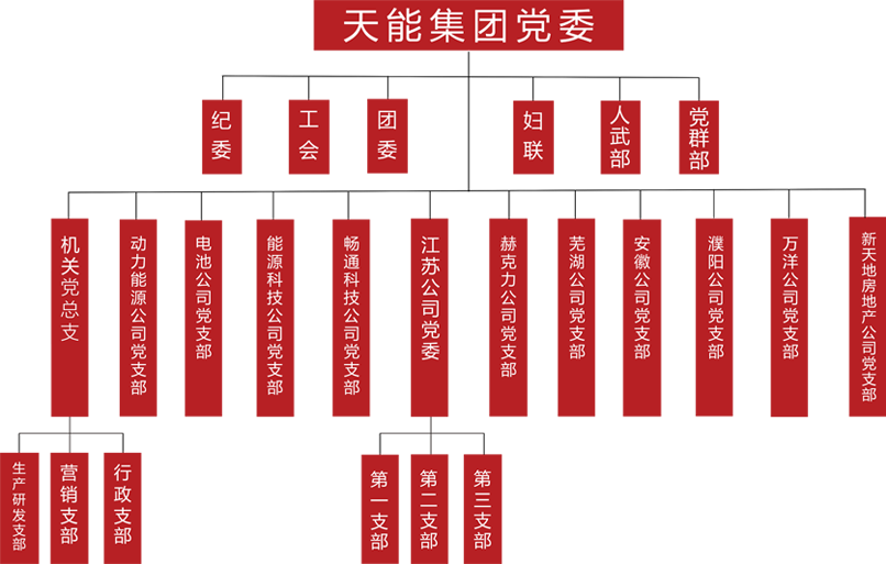 梦之城建团党委组织架构